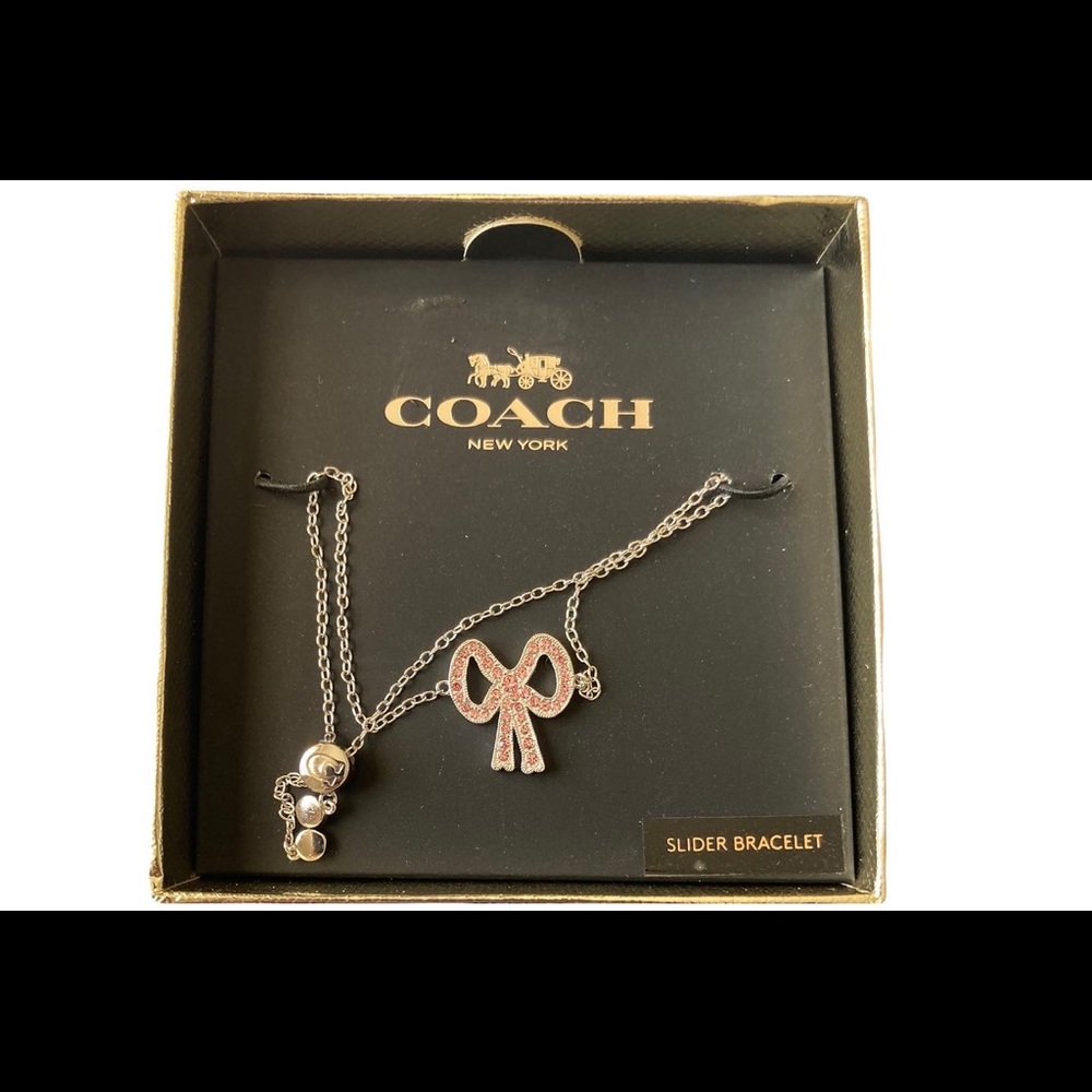 Coach bow bracelet